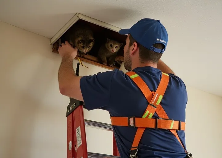 Safe Roof Cavity Access Gilberton